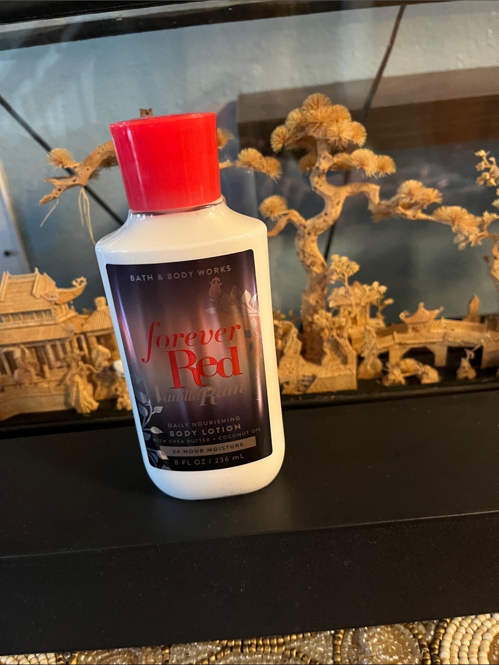 Bath & Body Works Forever Red Body Lotion - Red & White Bottle